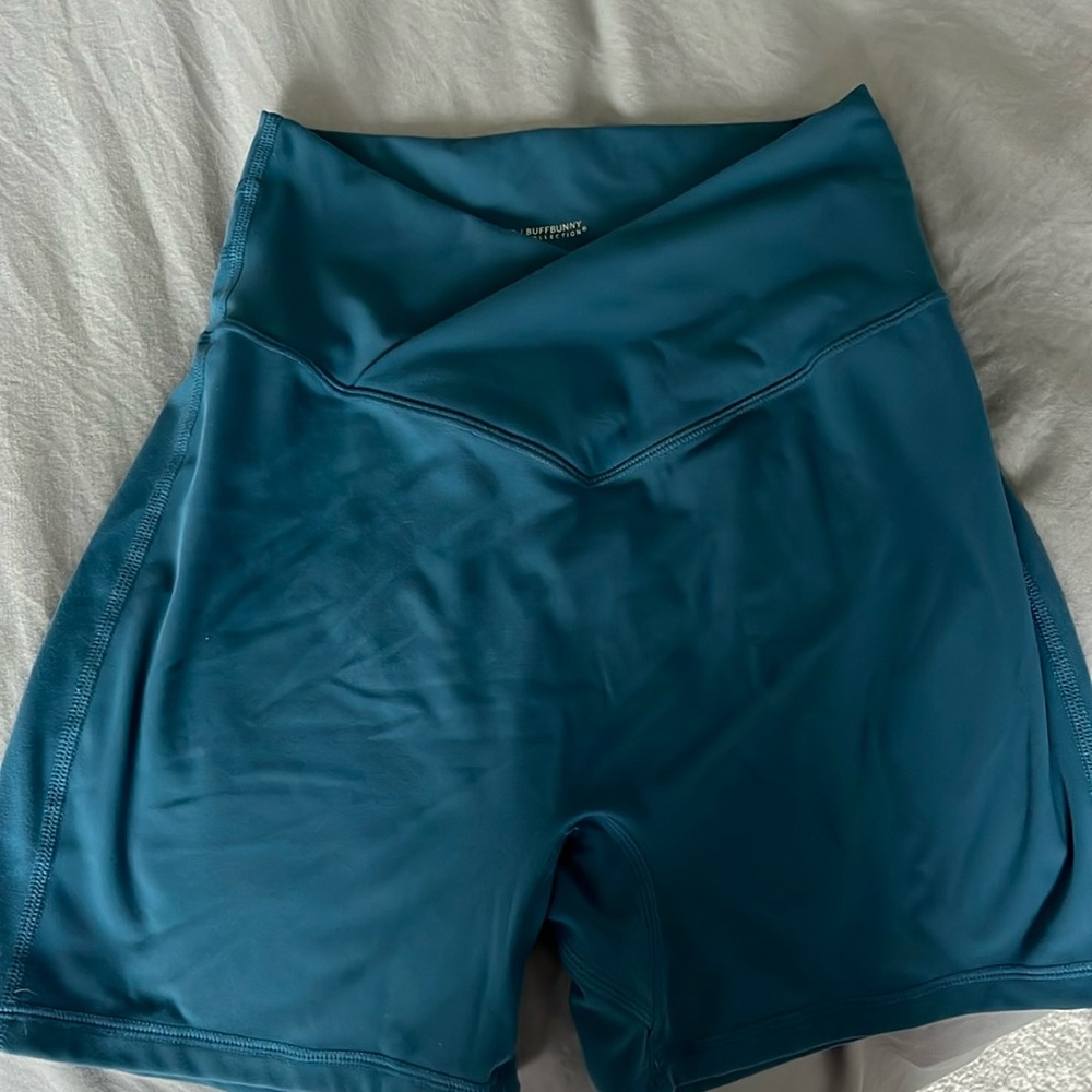 Dark blue gym shorts